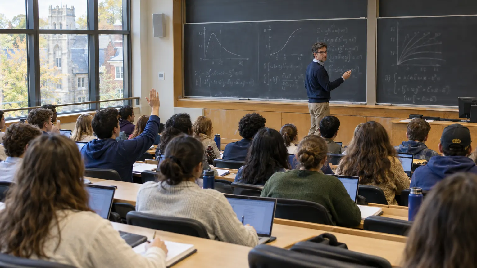 A calculus lecture in Ashby Hall