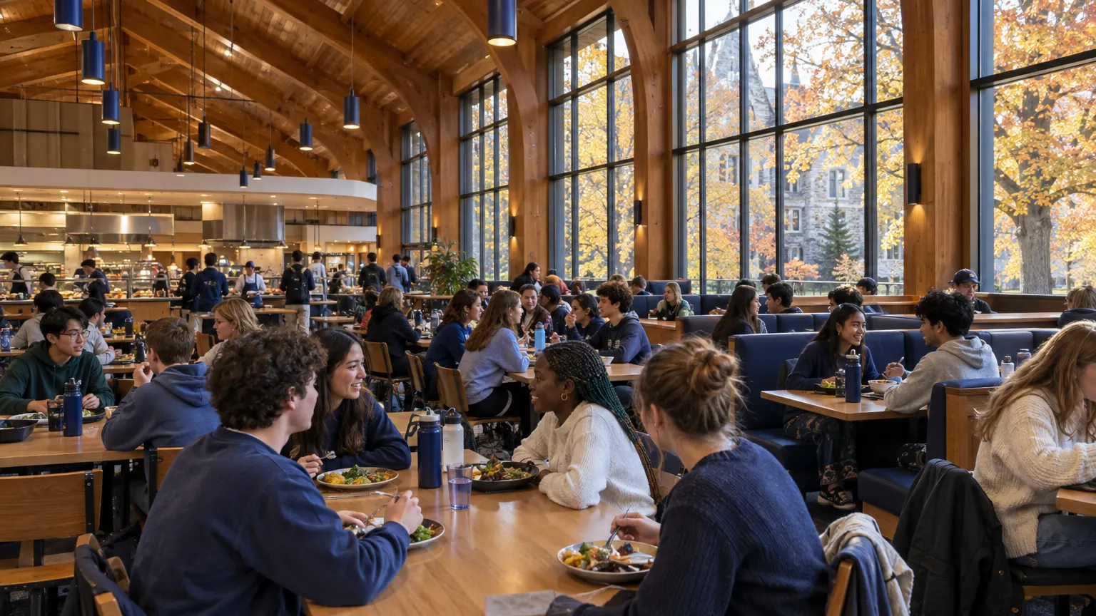 The Grove Dining Hall on the North Green