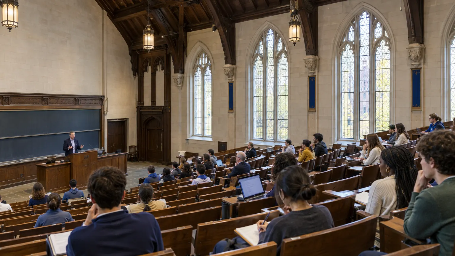 The 400-seat Lovell Auditorium in the North Range of Lovell Hall
